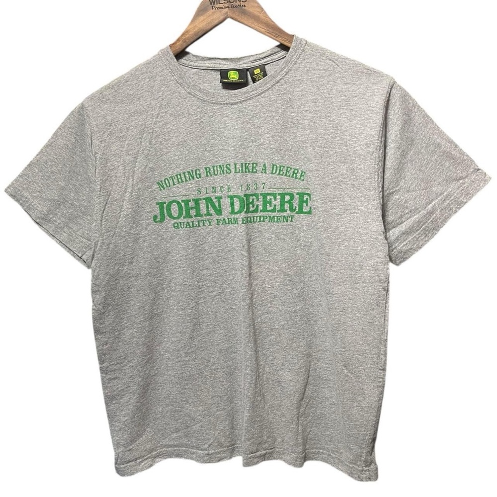 John Deere nothing runs like a Deere quality farm equipment vintage 2000s shirt